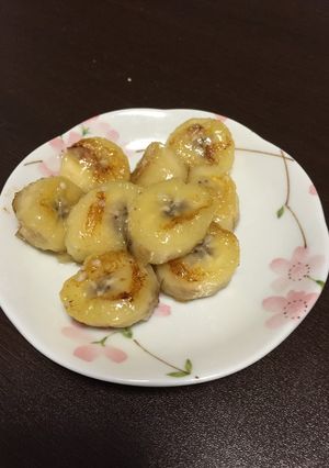 ココナッツオイルで焼きバナナ♪-レシピのメイン写真