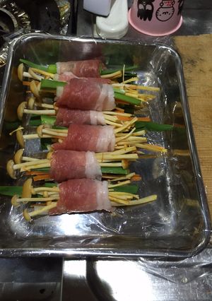 ヘルシーで簡単 肉巻野菜しゃぶしゃぶ-レシピのメイン写真