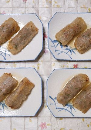 豚ひき肉と大葉のライスペーパー包み焼き-レシピのメイン写真