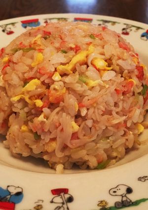 安！早！旨！カニ玉チャーハン！-レシピのメイン写真