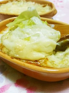 春が来た!春キャベツたっぷりグラタン♪-レシピのメイン写真