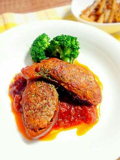 ナスの肉詰め✩トマト煮込み-レシピのメイン写真