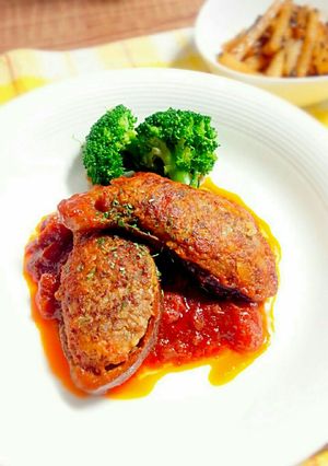 ナスの肉詰め✩トマト煮込み-レシピのメイン写真