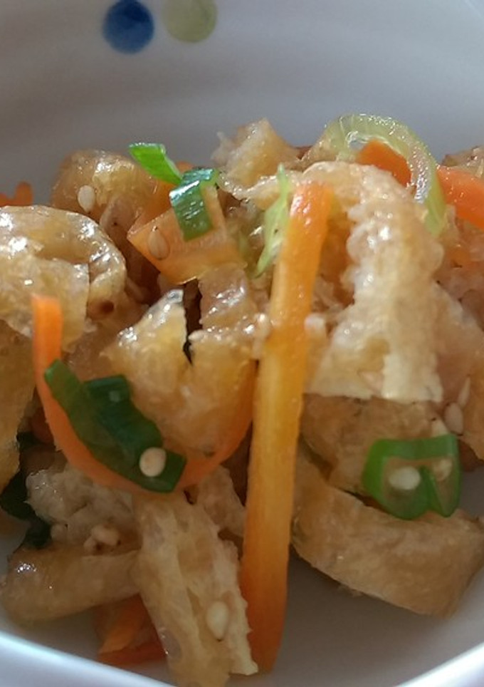 ご飯のお友★油揚げの甘煮-レシピのメイン写真