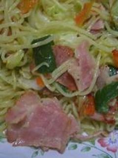 キャベツとベーコンで塩焼きそば-レシピのメイン写真