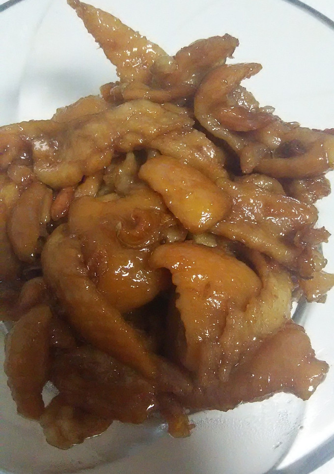 鶏皮のしぐれ煮-レシピのメイン写真