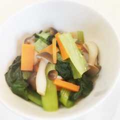รูปของ 簡単常備野菜で＊小松菜煮びたし♡