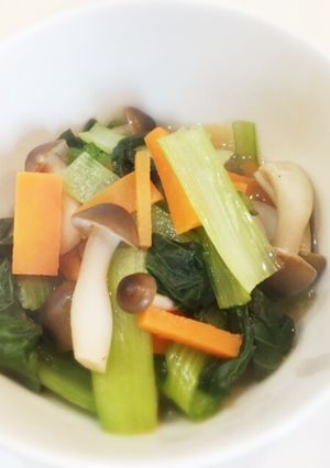 簡単常備野菜で＊小松菜煮びたし♡-レシピのメイン写真