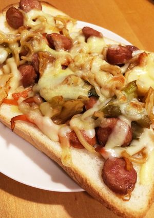 [余り物の焼きそばで]焼きそばトースト-レシピのメイン写真