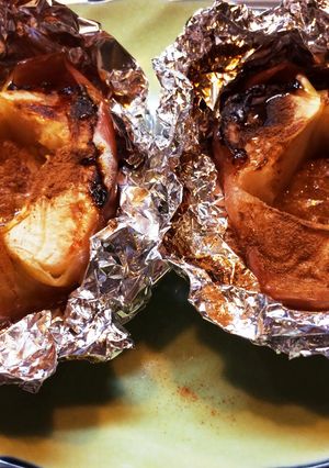 焼きリンゴ トースター 簡単-レシピのメイン写真