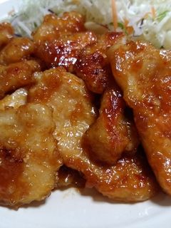 鶏むね肉がしっとり旨~い♪絡まる生姜焼-レシピのメイン写真