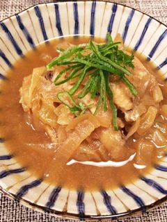 水なし☆鶏肉と玉ねぎのとろとろ煮-レシピのメイン写真