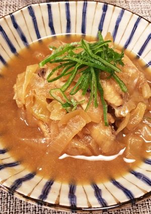 水なし☆鶏肉と玉ねぎのとろとろ煮-レシピのメイン写真
