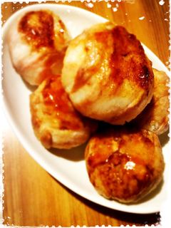 塩むすびde肉巻きおにぎり♡-レシピのメイン写真