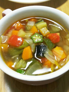 夏野菜のミネストローネ*冷製スープにも!-レシピのメイン写真