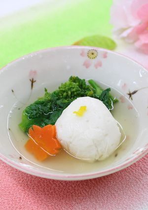 桜鯛のしんじょう～春野菜を添えて～-レシピのメイン写真