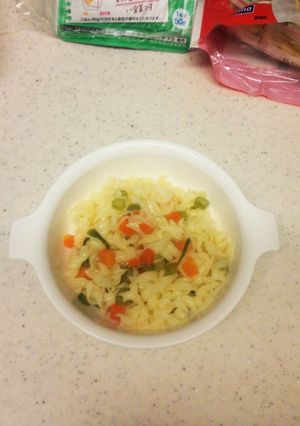 【離乳食】人参といんげんのパスタ-レシピのメイン写真