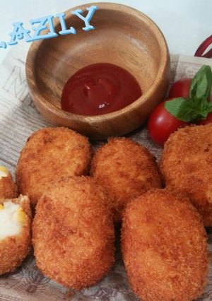 簡単!!マッシュポテトでコーンコロッケ-レシピのメイン写真