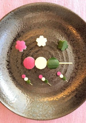 菱餅カラーのオードブル-レシピのメイン写真