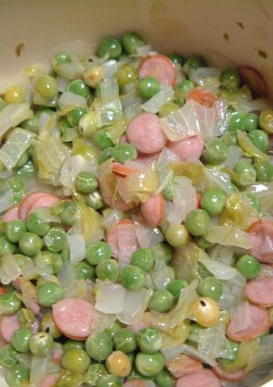 えんどう豆と新玉ネギで…春ね～☆-レシピのメイン写真