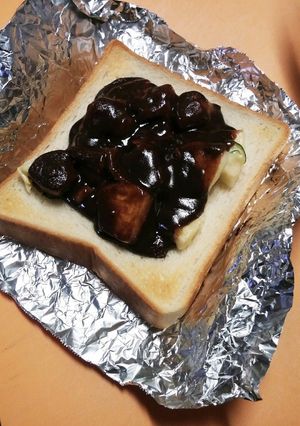 残ったポテサラ生チョコトースト♪-レシピのメイン写真