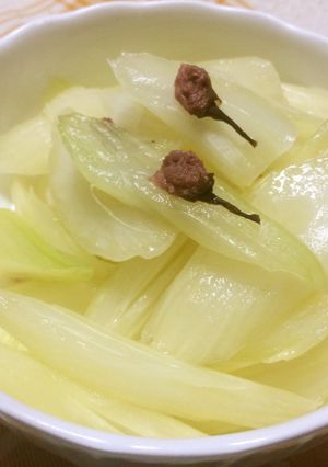俺流！セロリの甘酢さくら漬け-レシピのメイン写真