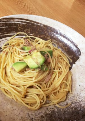 アボガドとツナの和風パスタ-レシピのメイン写真