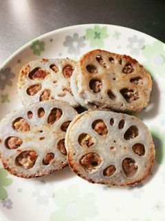 レンコンのはさみ焼き-レシピのメイン写真