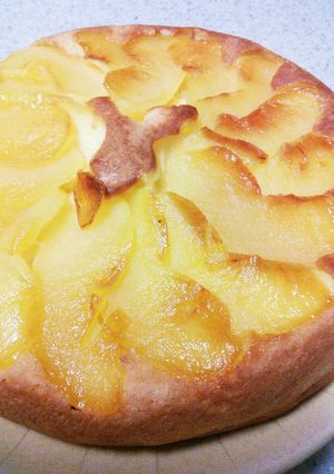フライパンで簡単！焼きりんごケーキ☆-レシピのメイン写真