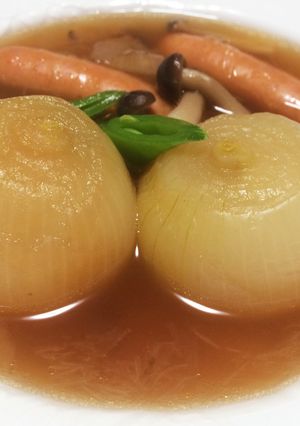 あっ玉丸スープ◎旨味ダブルオニオンスープ-レシピのメイン写真