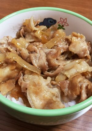 フライパンで30分！簡単★こってり豚丼-レシピのメイン写真