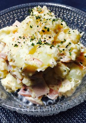 イカの塩辛とクリームチーズのポテサラ-レシピのメイン写真