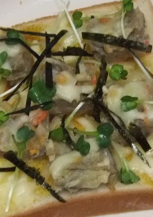 ごぼうのかき揚げにカレー粉チーズトースト-レシピのメイン写真