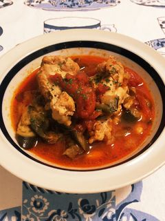 鶏手羽と茄子のトマトスープ-レシピのメイン写真