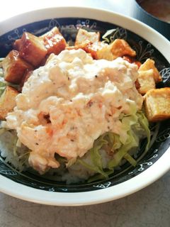 厚揚げでチキン南蛮風丼ぶり-レシピのメイン写真
