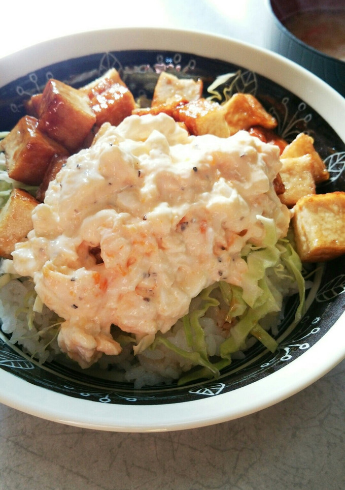 厚揚げでチキン南蛮風丼ぶり-レシピのメイン写真