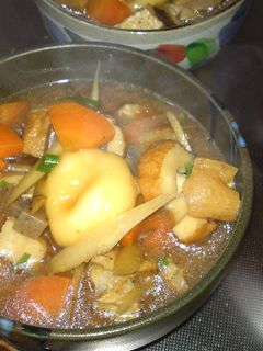 豆腐と白玉団子の だご汁-レシピのメイン写真