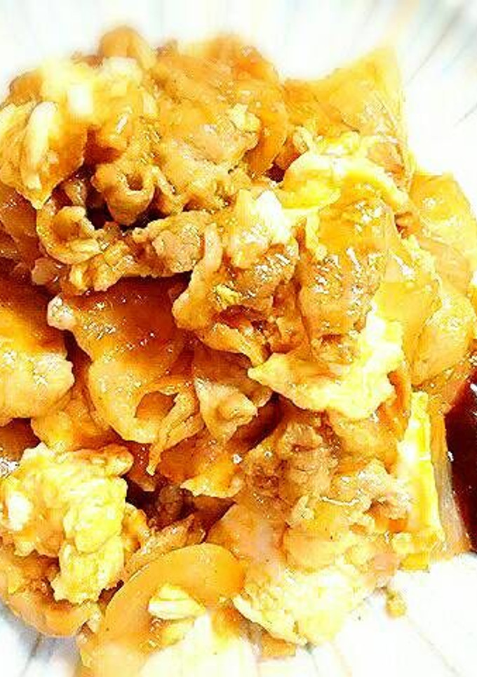 新玉ねぎと豚玉のピリ辛生姜焼き-レシピのメイン写真