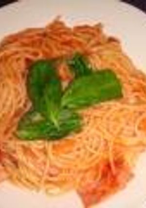 新たまねぎ入りトマトとチーズのパスタ-レシピのメイン写真