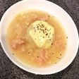 丸ごと!!チーズオニオンスープ。