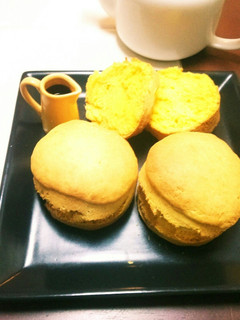 HMで作るかぼちゃのホットビスケット-レシピのメイン写真