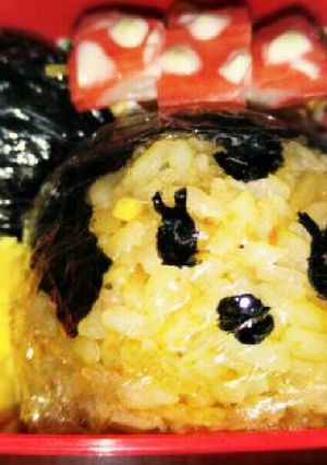 簡単ツムツムミニー&卵焼きのプレゼント-レシピのメイン写真