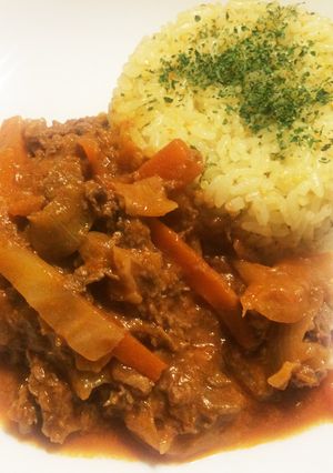 キャベツ入りビーフストロガノフ-レシピのメイン写真