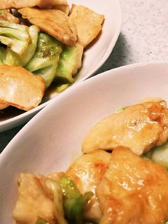 鶏むね肉と春キャベツの生姜焼き-レシピのメイン写真