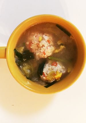 取り分け！鶏団子スープ♡離乳完了期-レシピのメイン写真