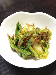 野菜の甘みたっぷりキャベツのおひたし-レシピのメイン写真