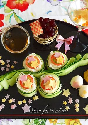 離乳食★幼児食★七夕プレート♡2015-レシピのメイン写真