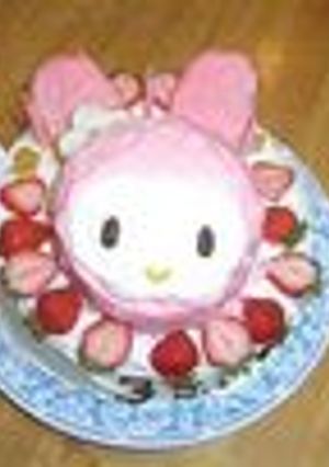 マイメロディのお誕生日ケーキ-レシピのメイン写真
