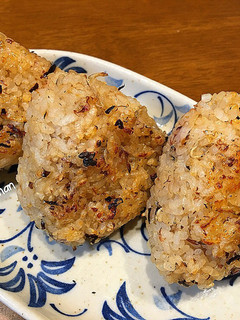 ちりめんじゃこの焼きおにぎり-レシピのメイン写真