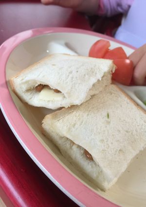 幼児食☆納豆チーズサンド-レシピのメイン写真